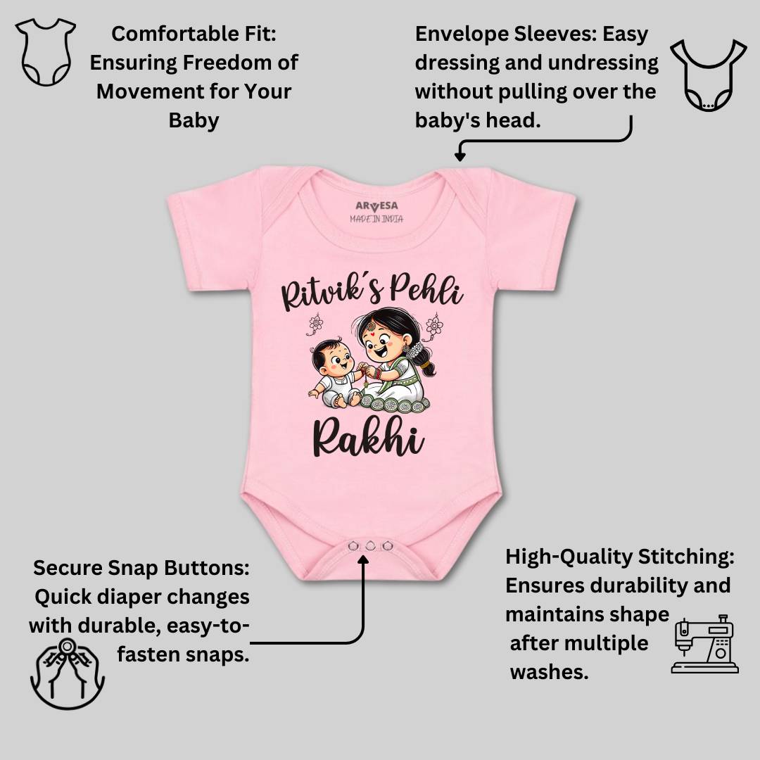 Arvesa Meri Pehli Rakhi  Baby Boy & Girl Dress