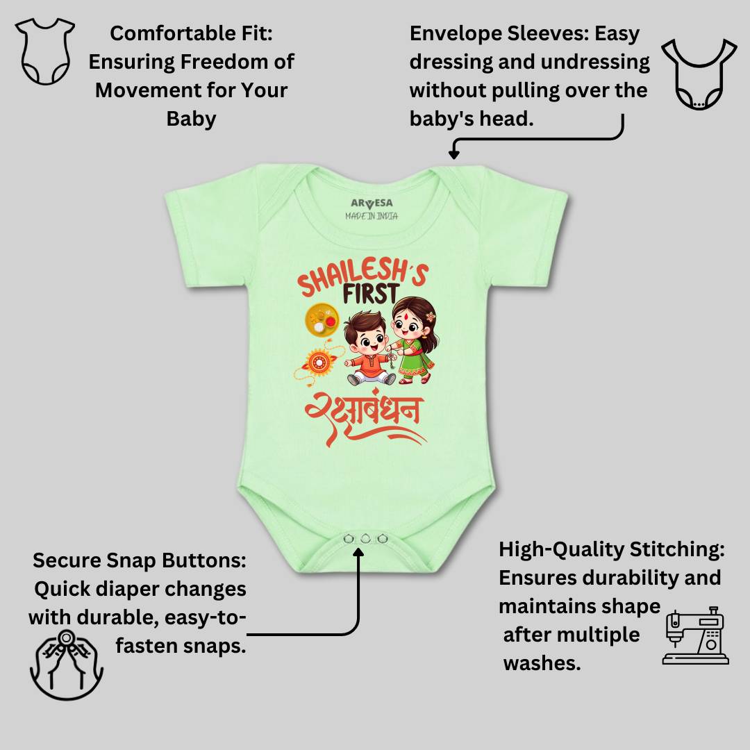 Arvesa My First Rakhi  Baby Boy & Girl Dress