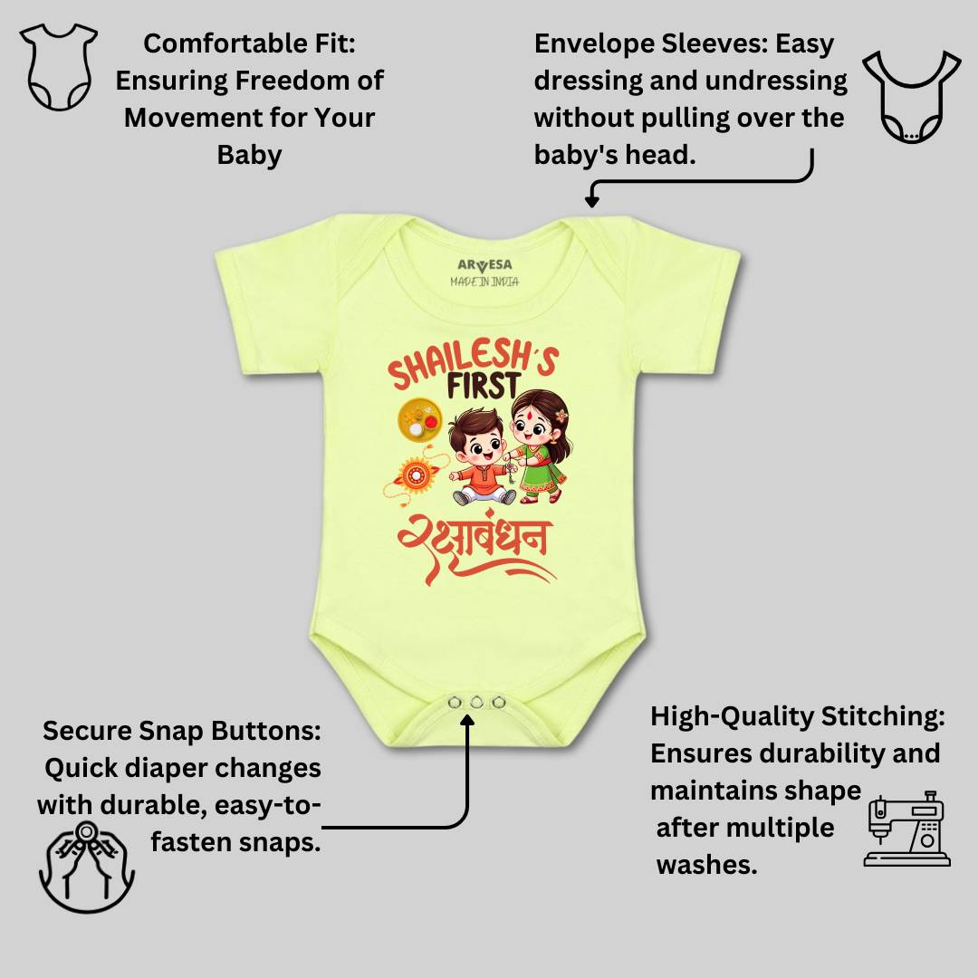 Arvesa My First Rakhi  Baby Boy & Girl Dress