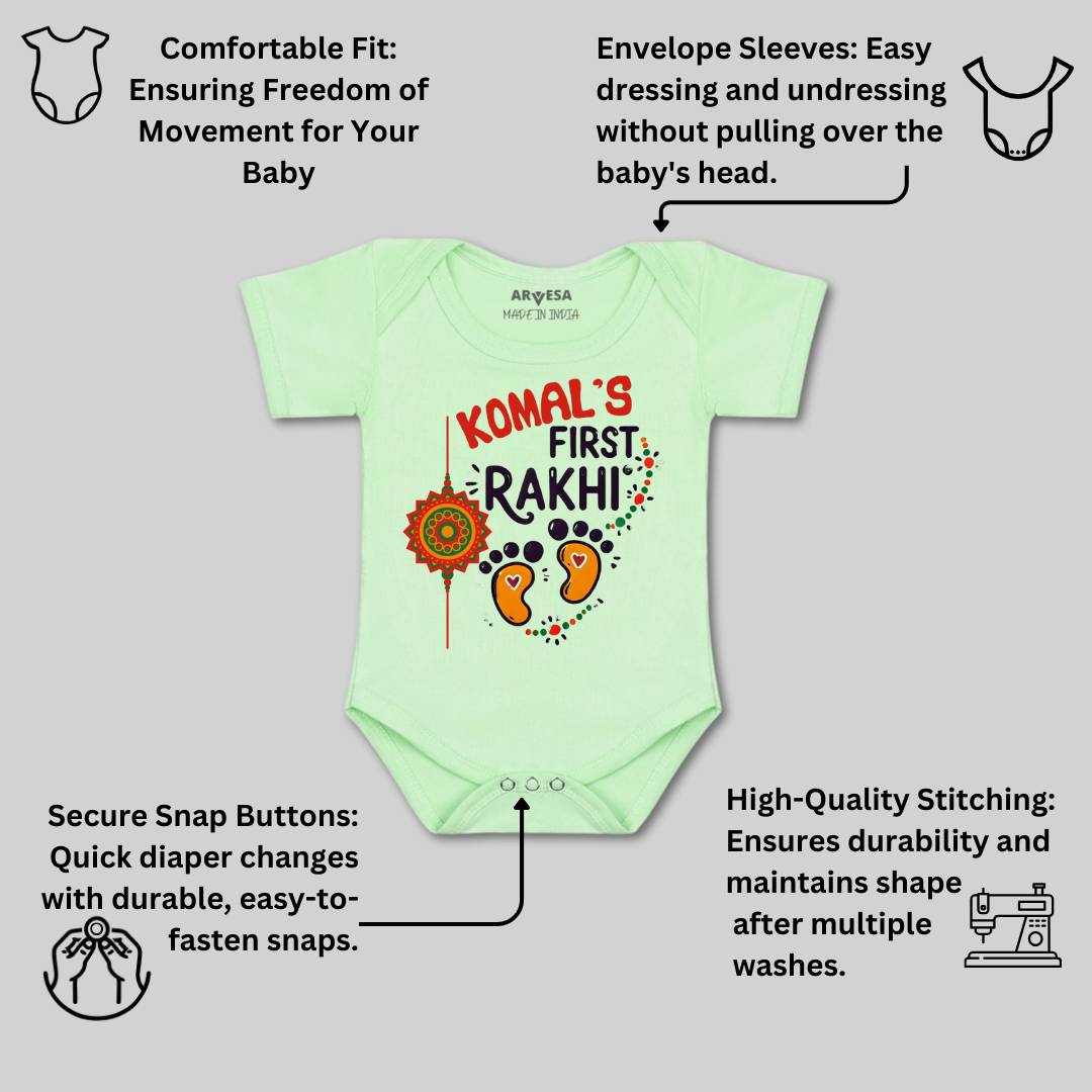 Arvesa My First Rakhi  Baby Boy & Girl Dress