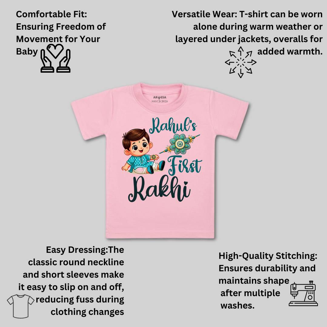 Arvesa My First Rakhi  Baby Boy & Girl Dress