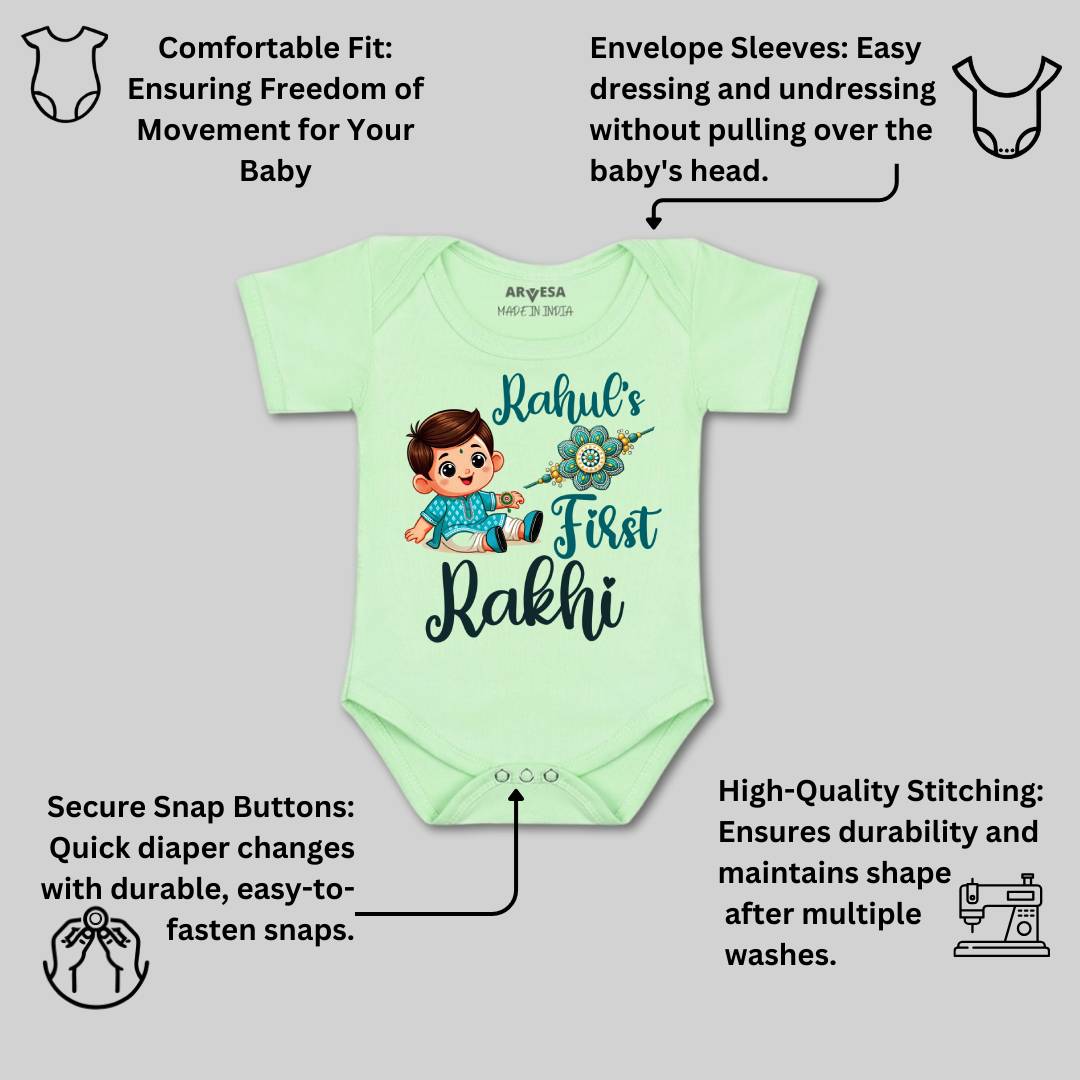 Arvesa My First Rakhi  Baby Boy & Girl Dress
