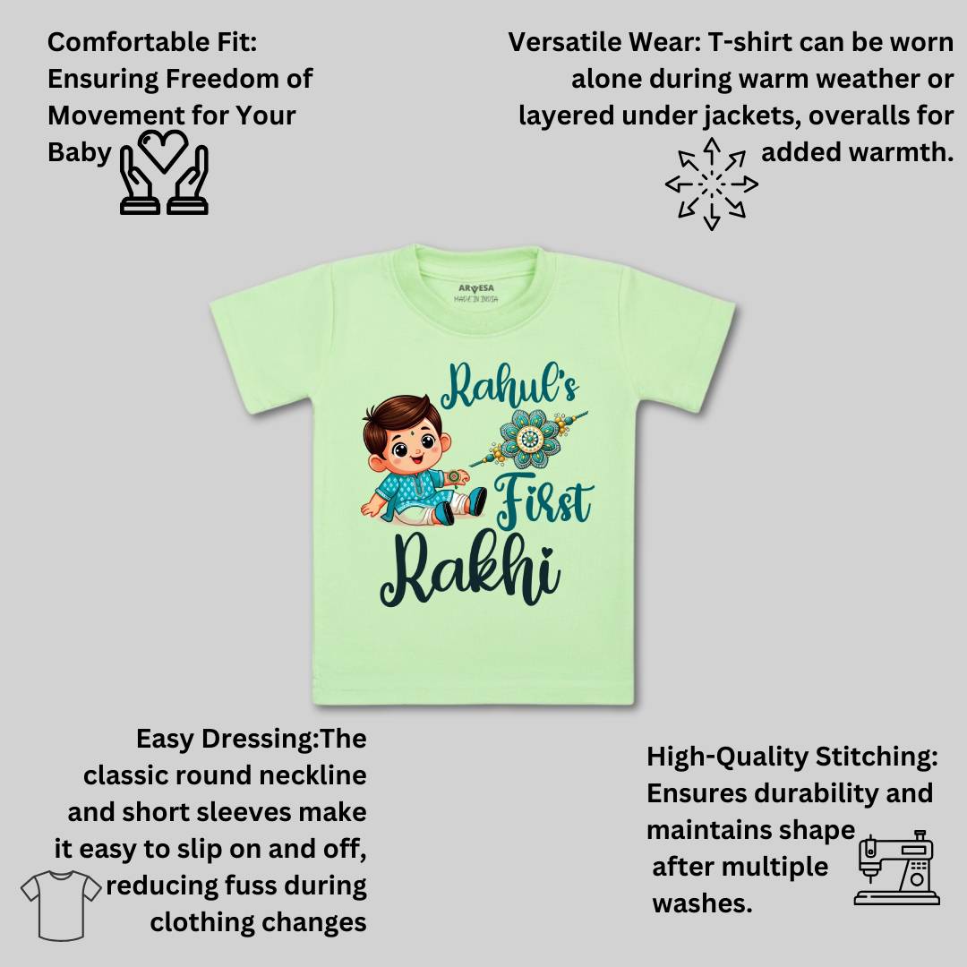 Arvesa My First Rakhi  Baby Boy & Girl Dress