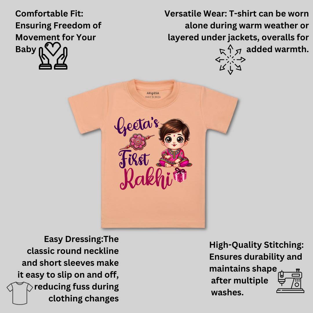 Arvesa My First Rakhi  Baby Boy & Girl Dress