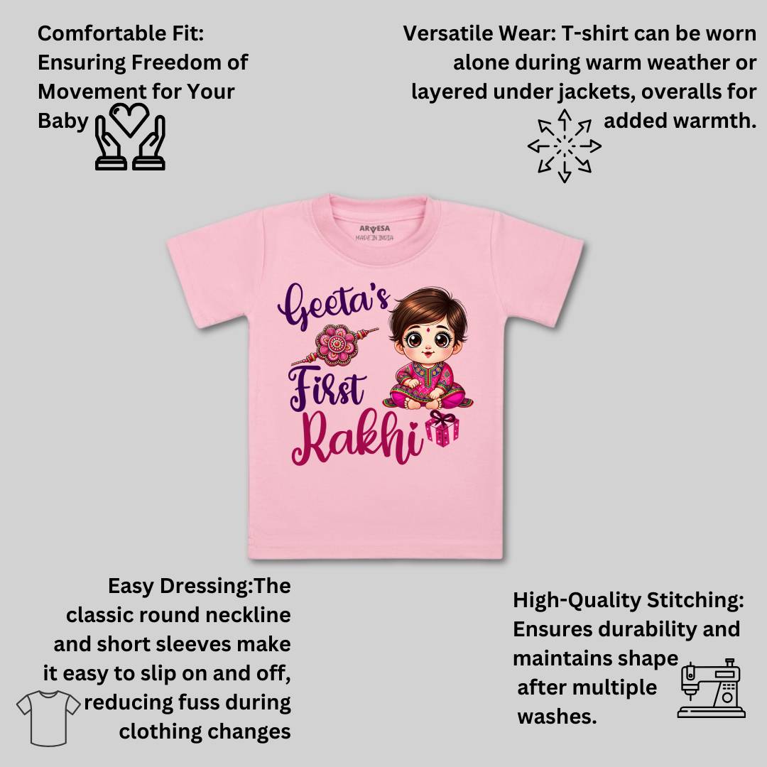 Arvesa My First Rakhi  Baby Boy & Girl Dress