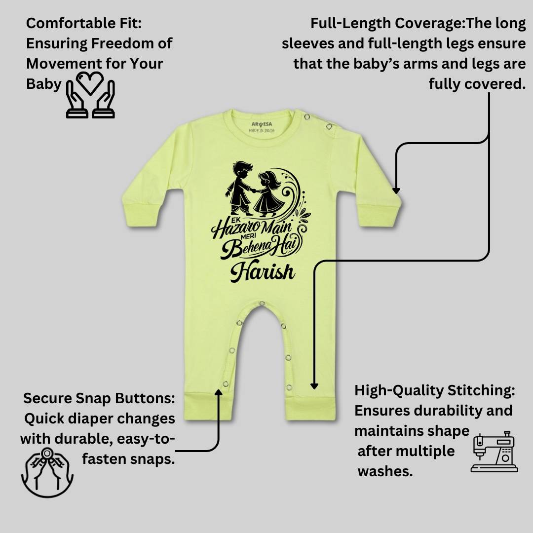 Arvesa Ek Hazaro Mai Behna Hai Baby Boy & Girl Dress