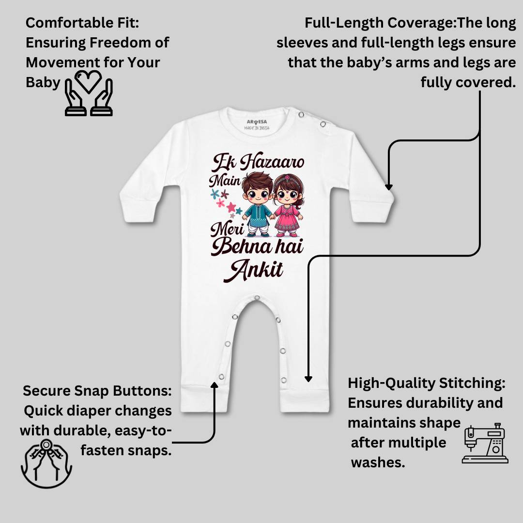 Arvesa Ek Hazaro Mai Behna Hai Baby Boy & Girl Dress