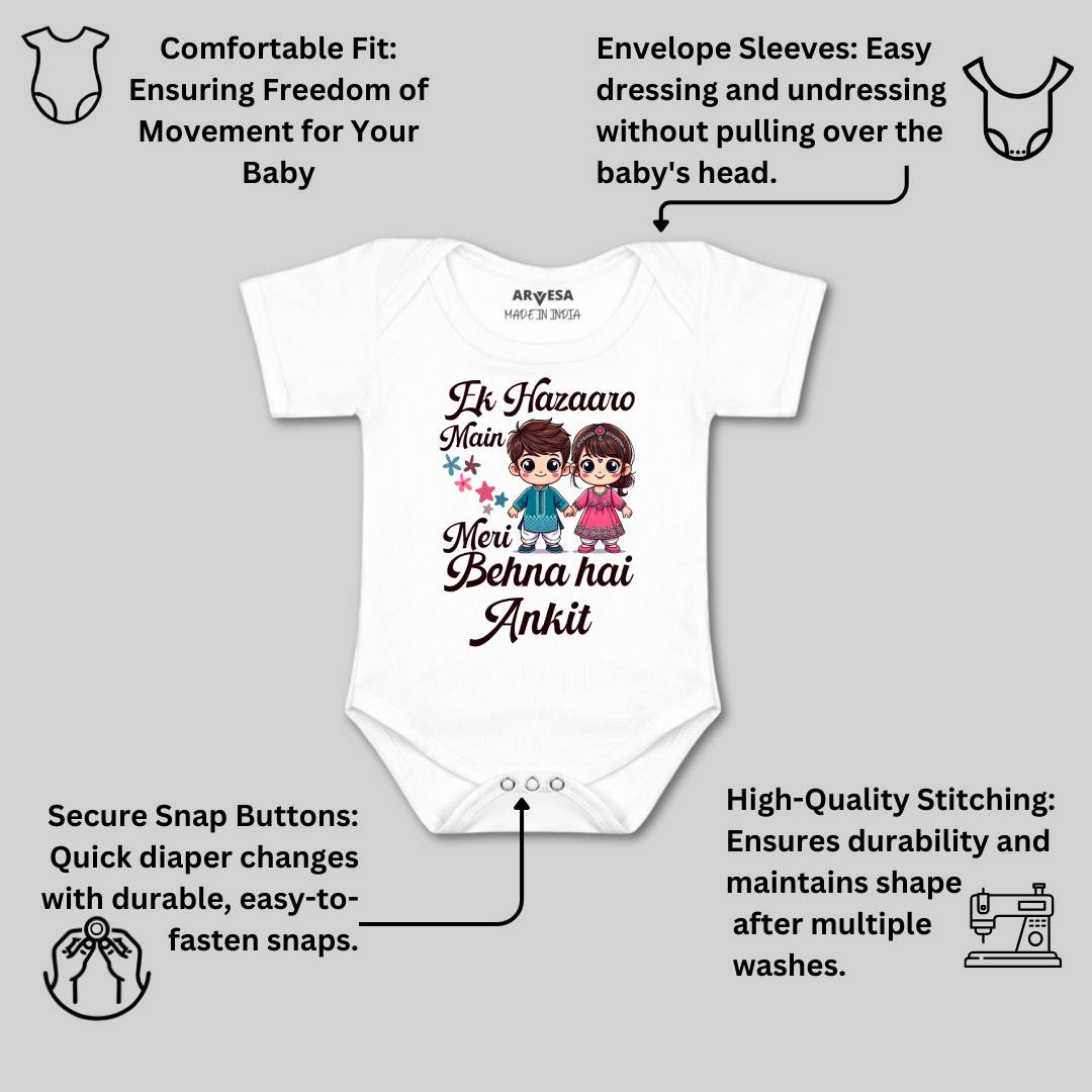 Arvesa Ek Hazaro Mai Behna Hai Baby Boy & Girl Dress