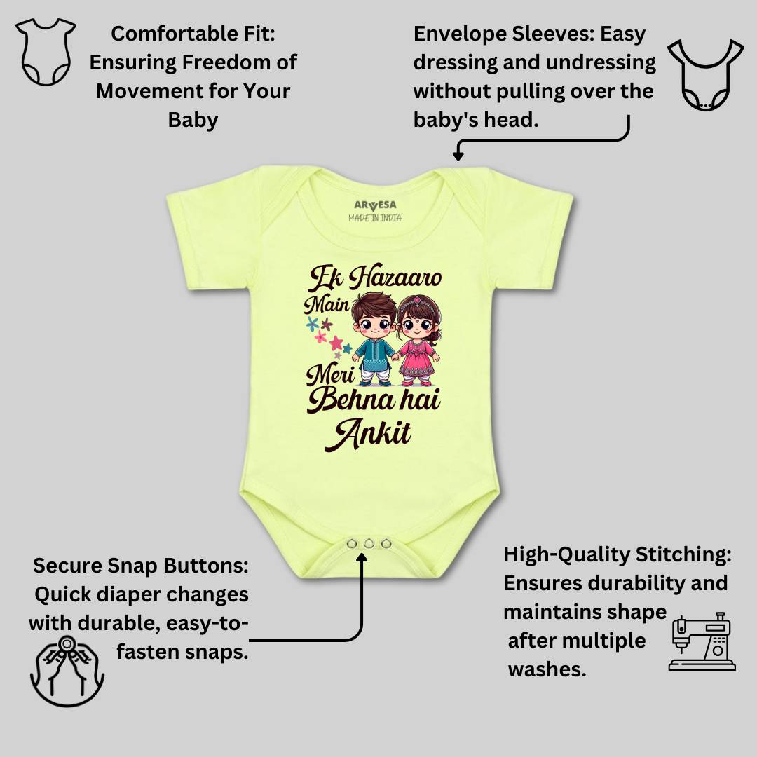 Arvesa Ek Hazaro Mai Behna Hai Baby Boy & Girl Dress