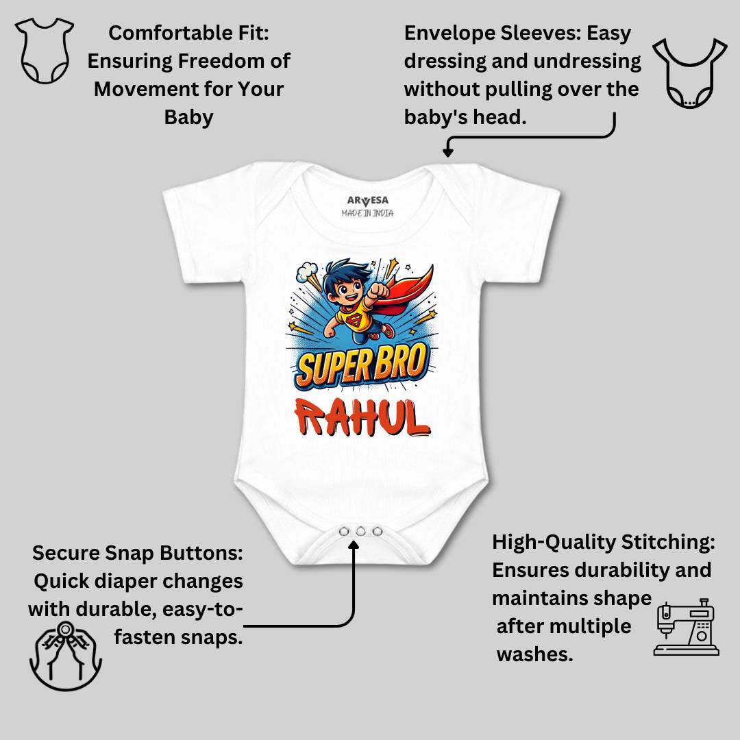 Arvesa Super Bro Baby Boy & Girl Dress