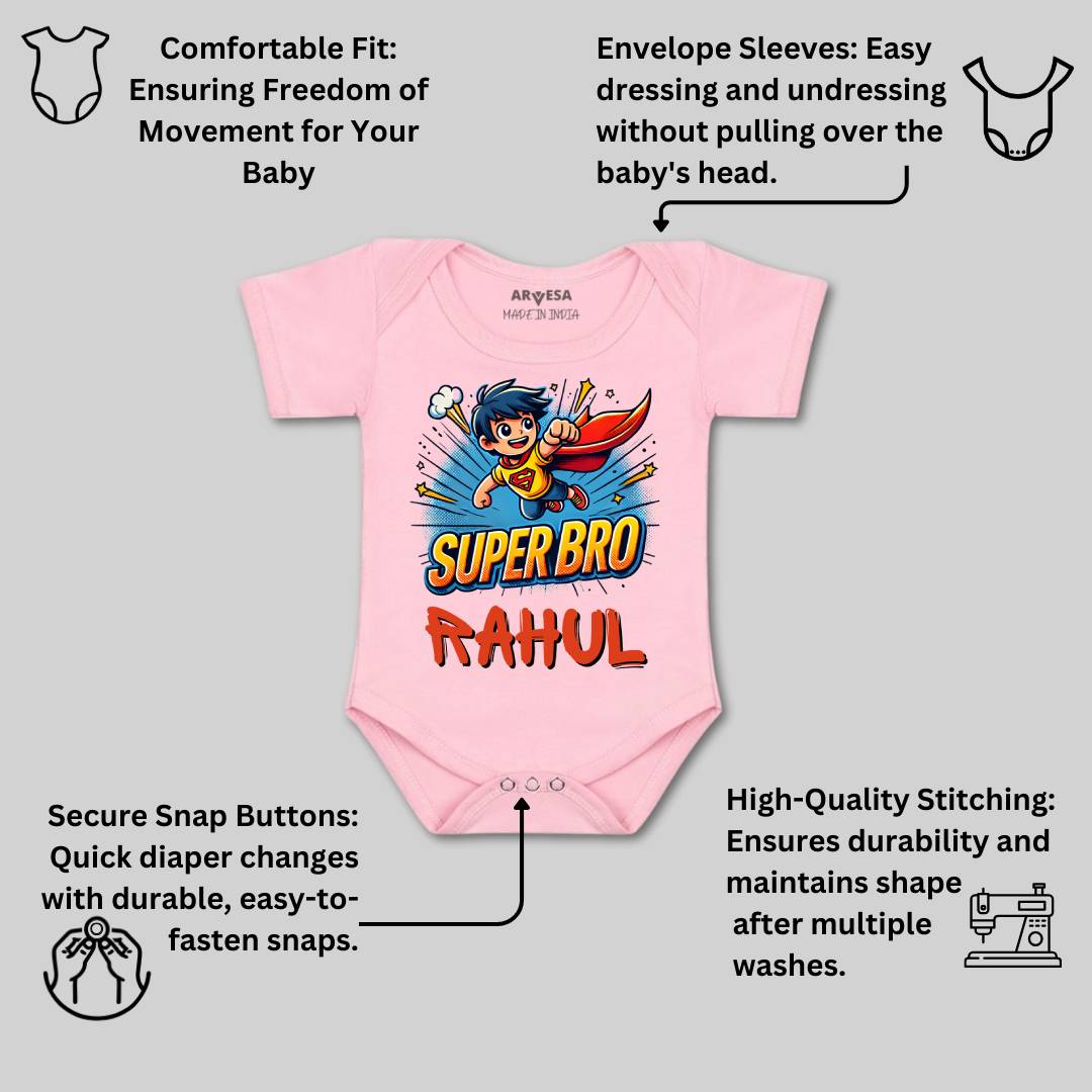 Arvesa Super Bro Baby Boy & Girl Dress