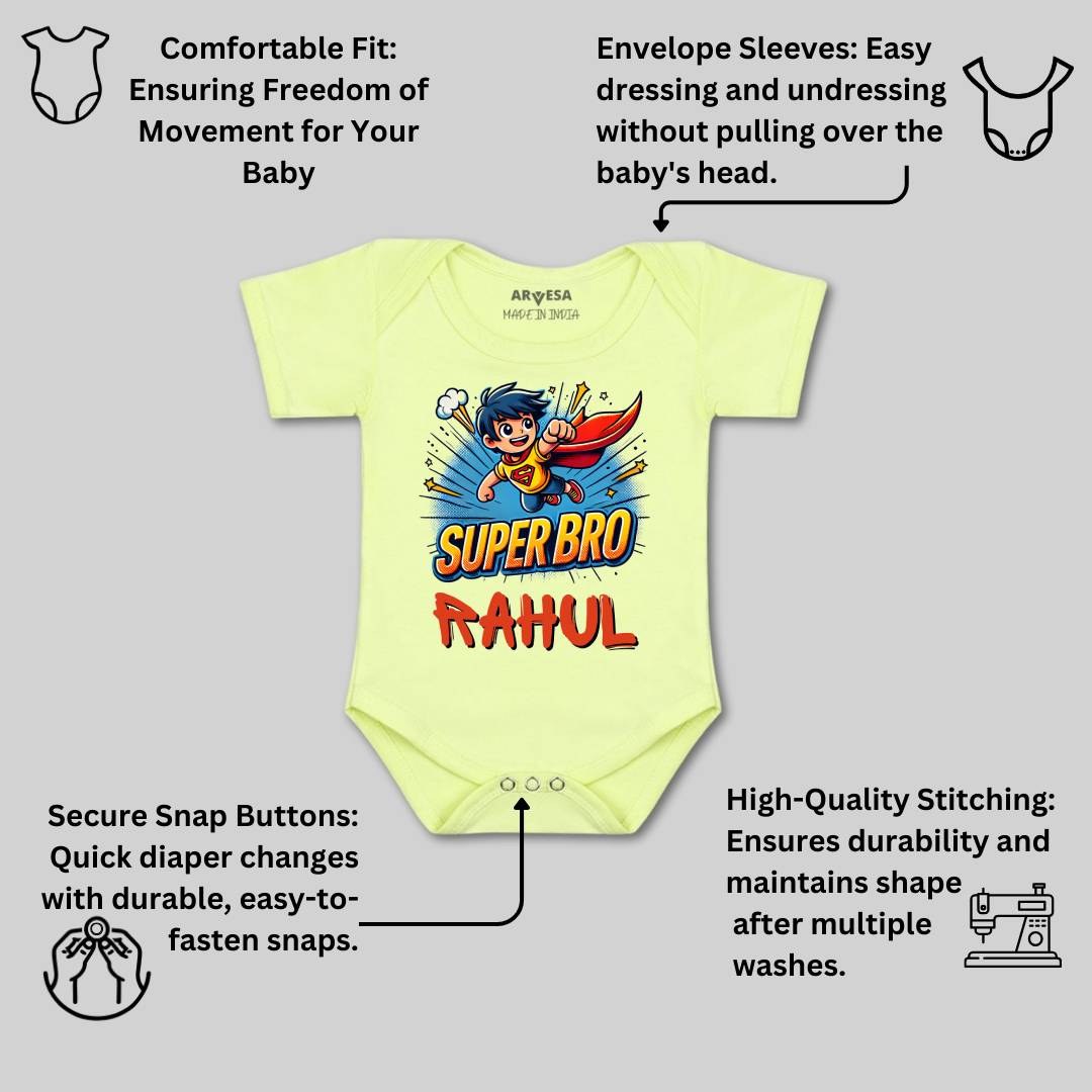 Arvesa Super Bro Baby Boy & Girl Dress