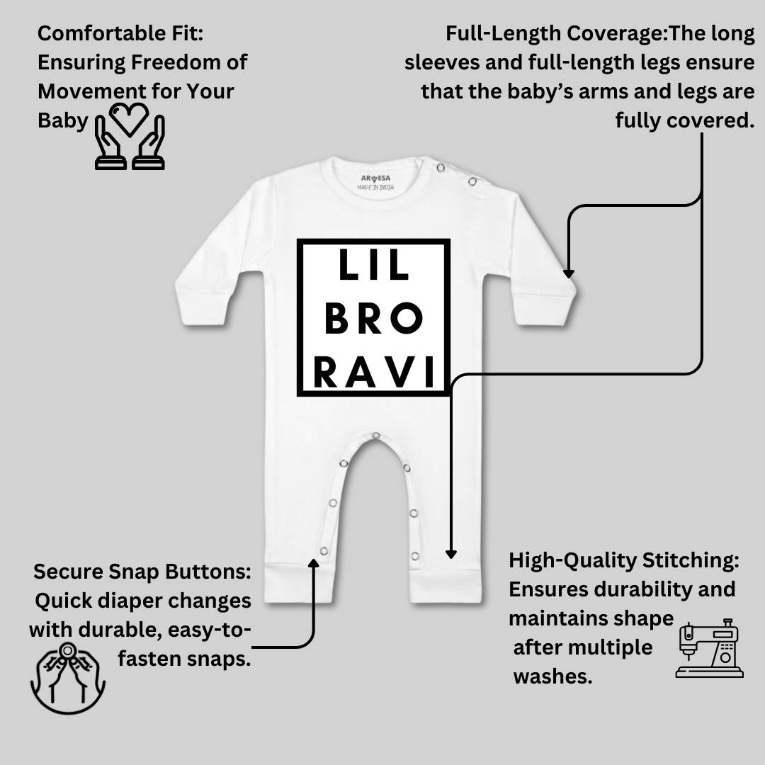 Arvesa Lil Bro Baby Boy & Girl Dress