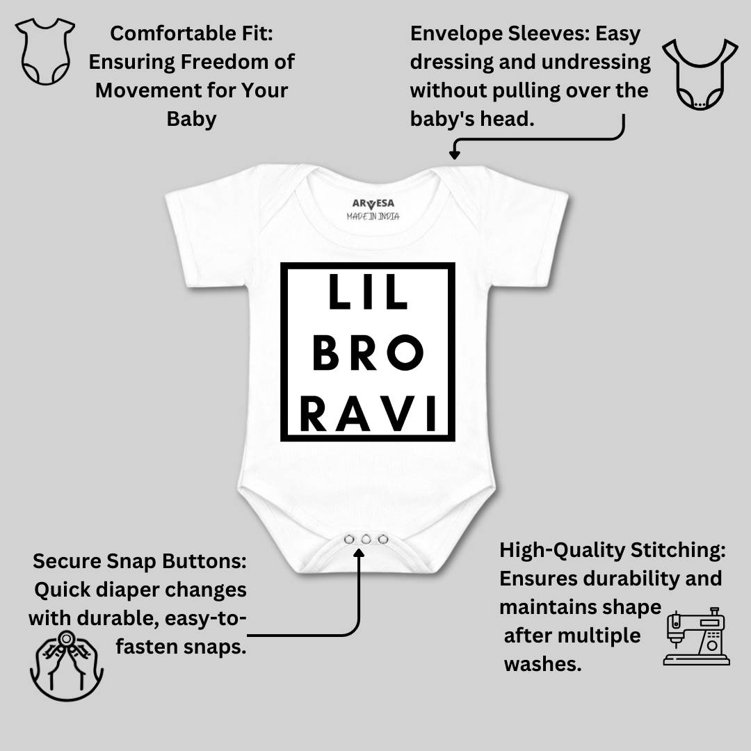 Arvesa Lil Bro Baby Boy & Girl Dress