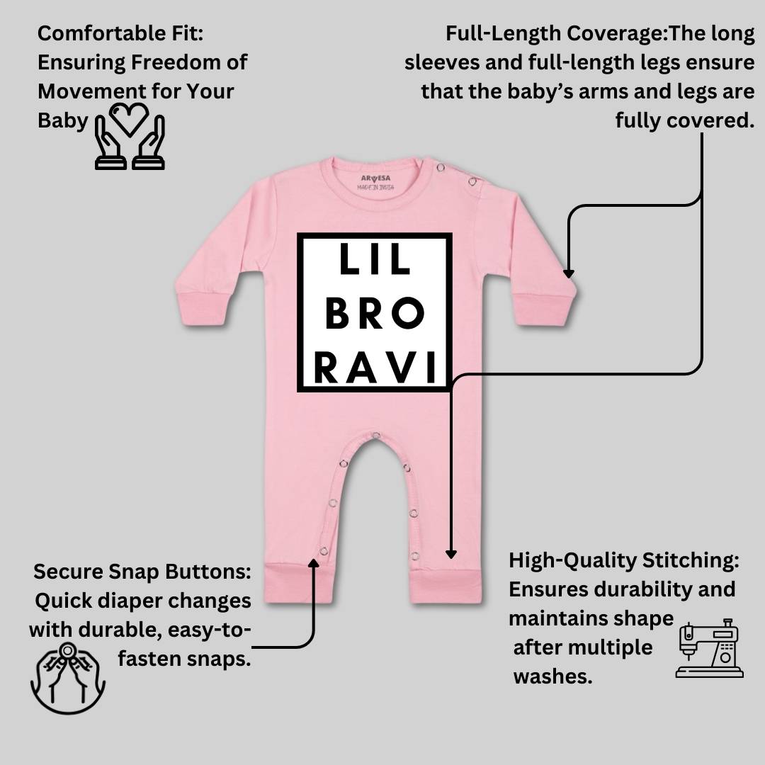 Arvesa Lil Bro Baby Boy & Girl Dress