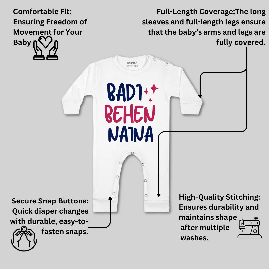 Arvesa Badi Behen Baby Boy & Girl Dress