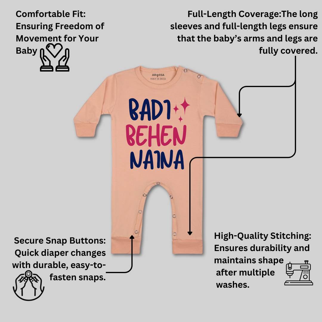 Arvesa Badi Behen Baby Boy & Girl Dress