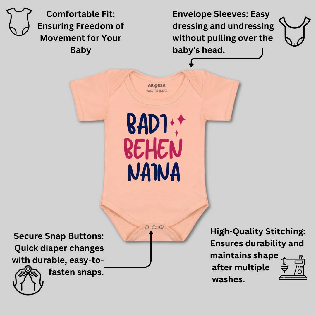 Arvesa Badi Behen Baby Boy & Girl Dress