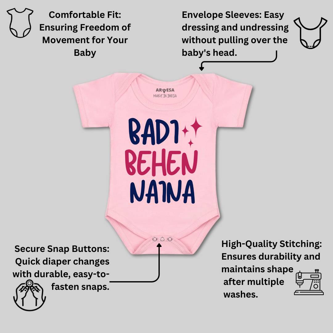 Arvesa Badi Behen Baby Boy & Girl Dress