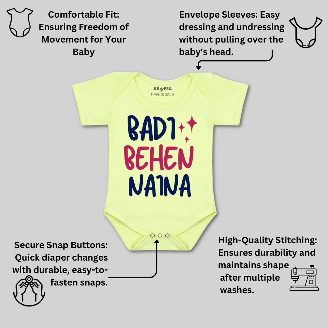 Arvesa Badi Behen Baby Boy & Girl Dress