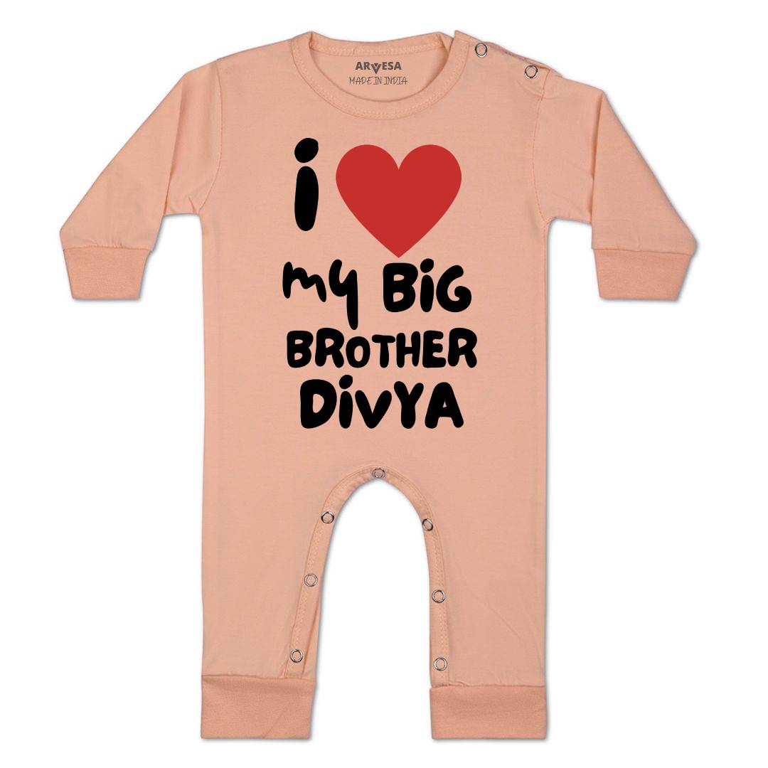 Arvesa I Lobe My Big Brother Baby Boy & Girl Dress