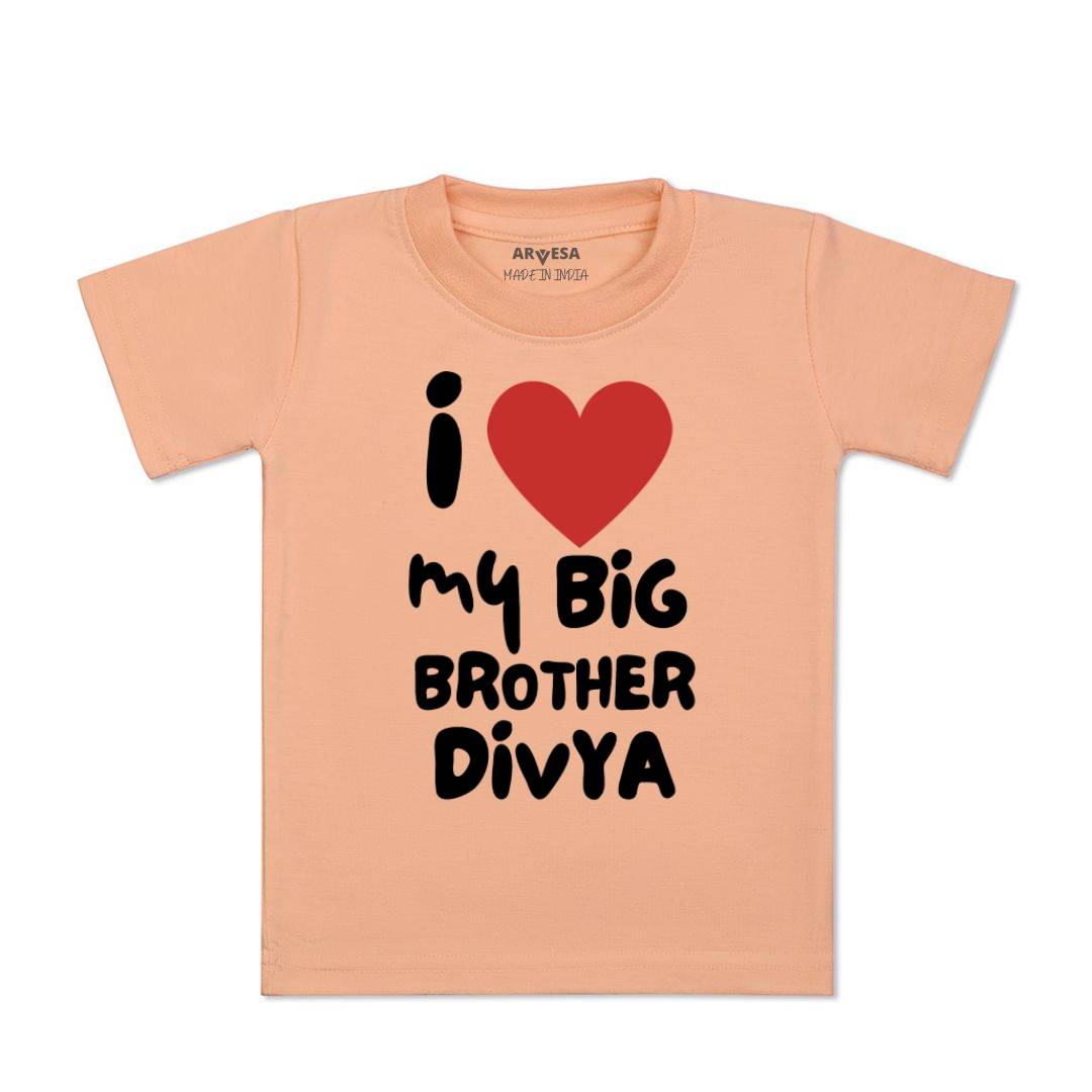 Arvesa I Lobe My Big Brother Baby Boy & Girl Dress