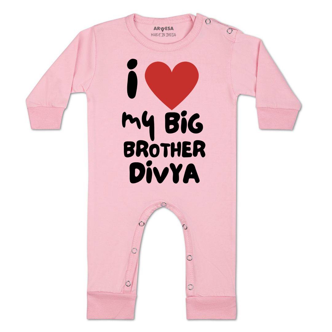 Arvesa I Lobe My Big Brother Baby Boy & Girl Dress