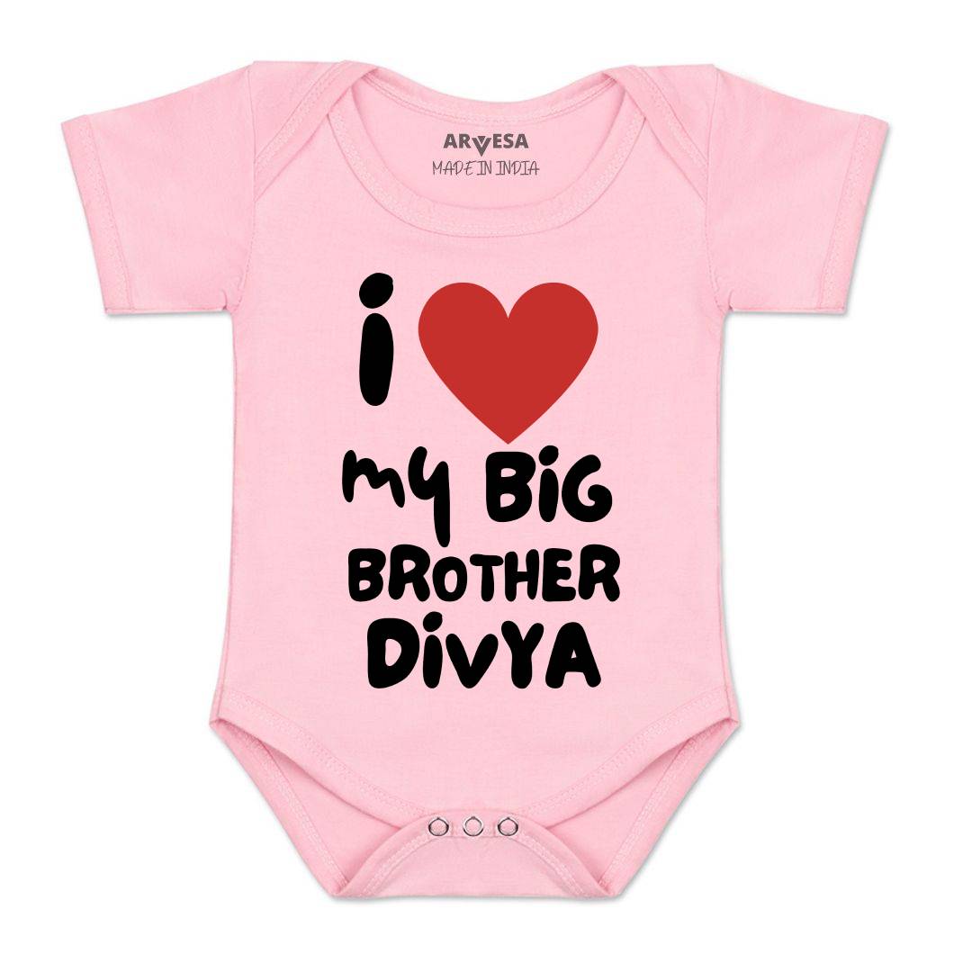 Arvesa I Lobe My Big Brother Baby Boy & Girl Dress