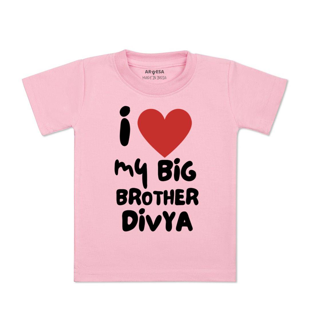 Arvesa I Lobe My Big Brother Baby Boy & Girl Dress