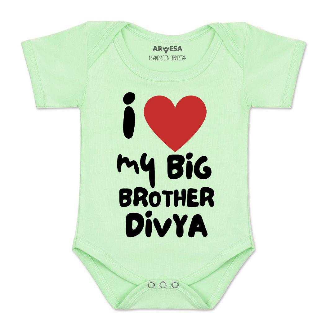 Arvesa I Lobe My Big Brother Baby Boy & Girl Dress