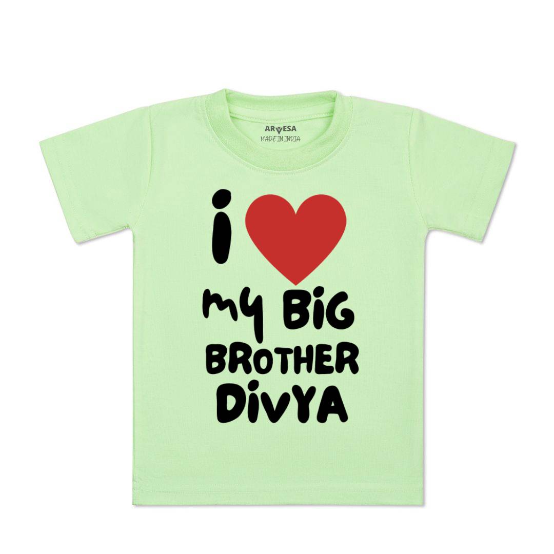 Arvesa I Lobe My Big Brother Baby Boy & Girl Dress