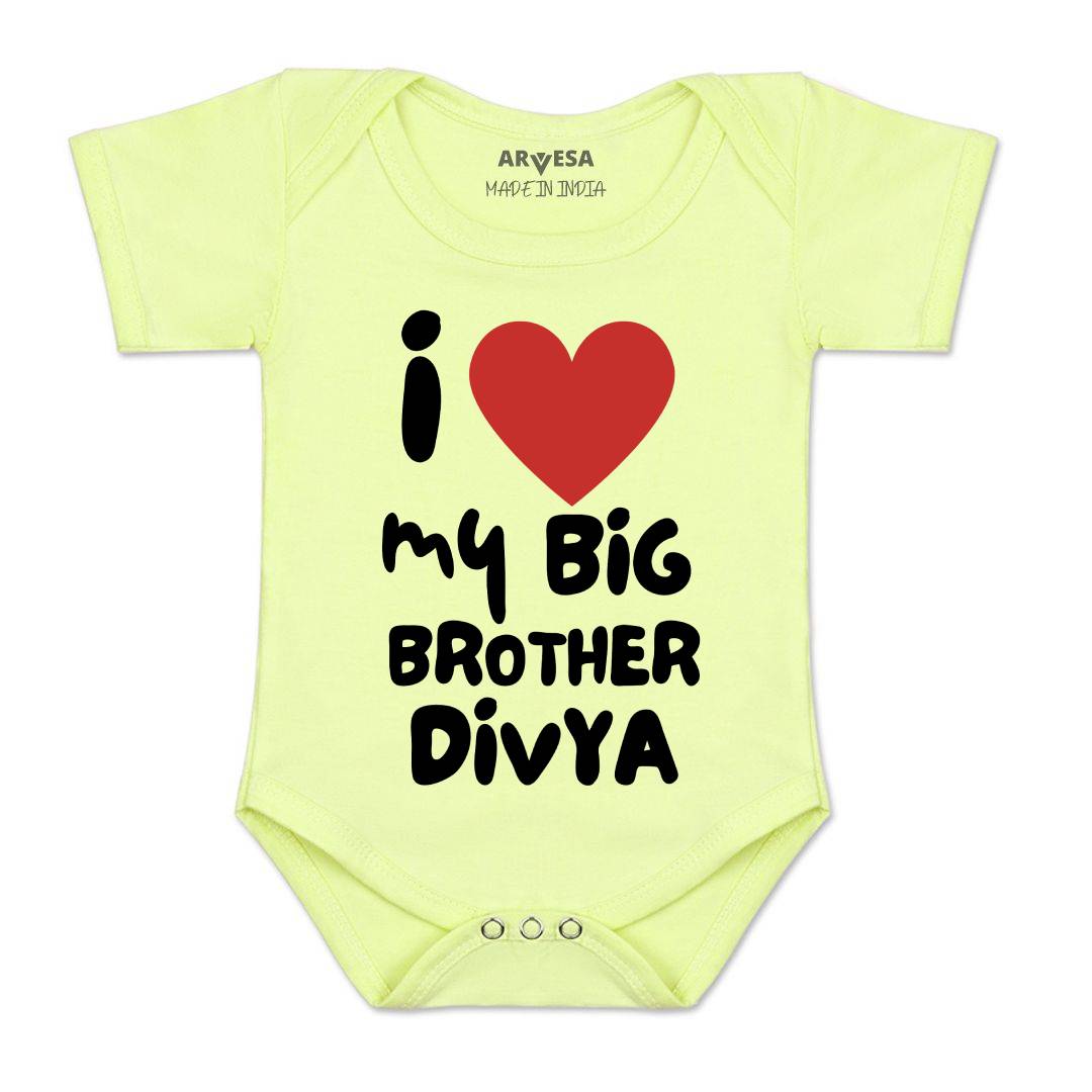 Arvesa I Lobe My Big Brother Baby Boy & Girl Dress