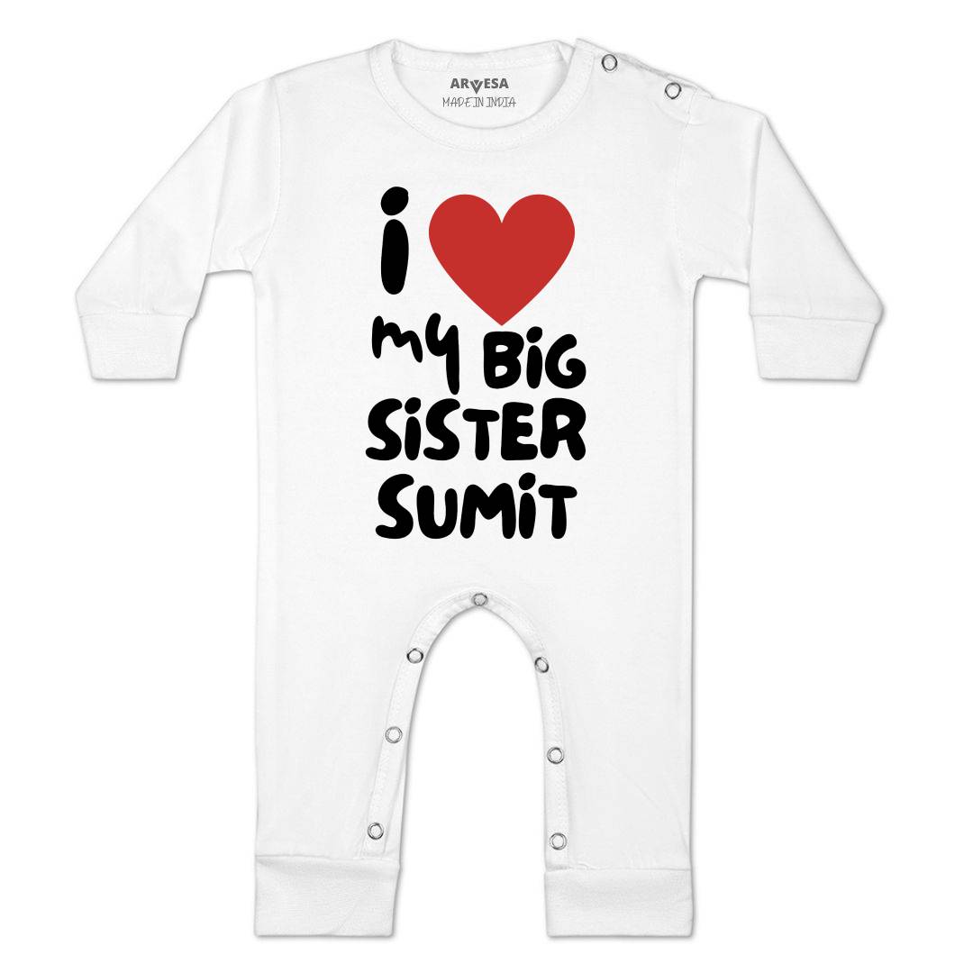Arvesa I love My Big Sister Baby Boy & Girl Dress