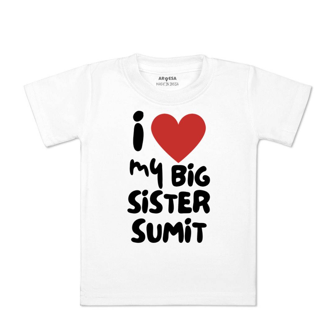 Arvesa I love My Big Sister Baby Boy & Girl Dress