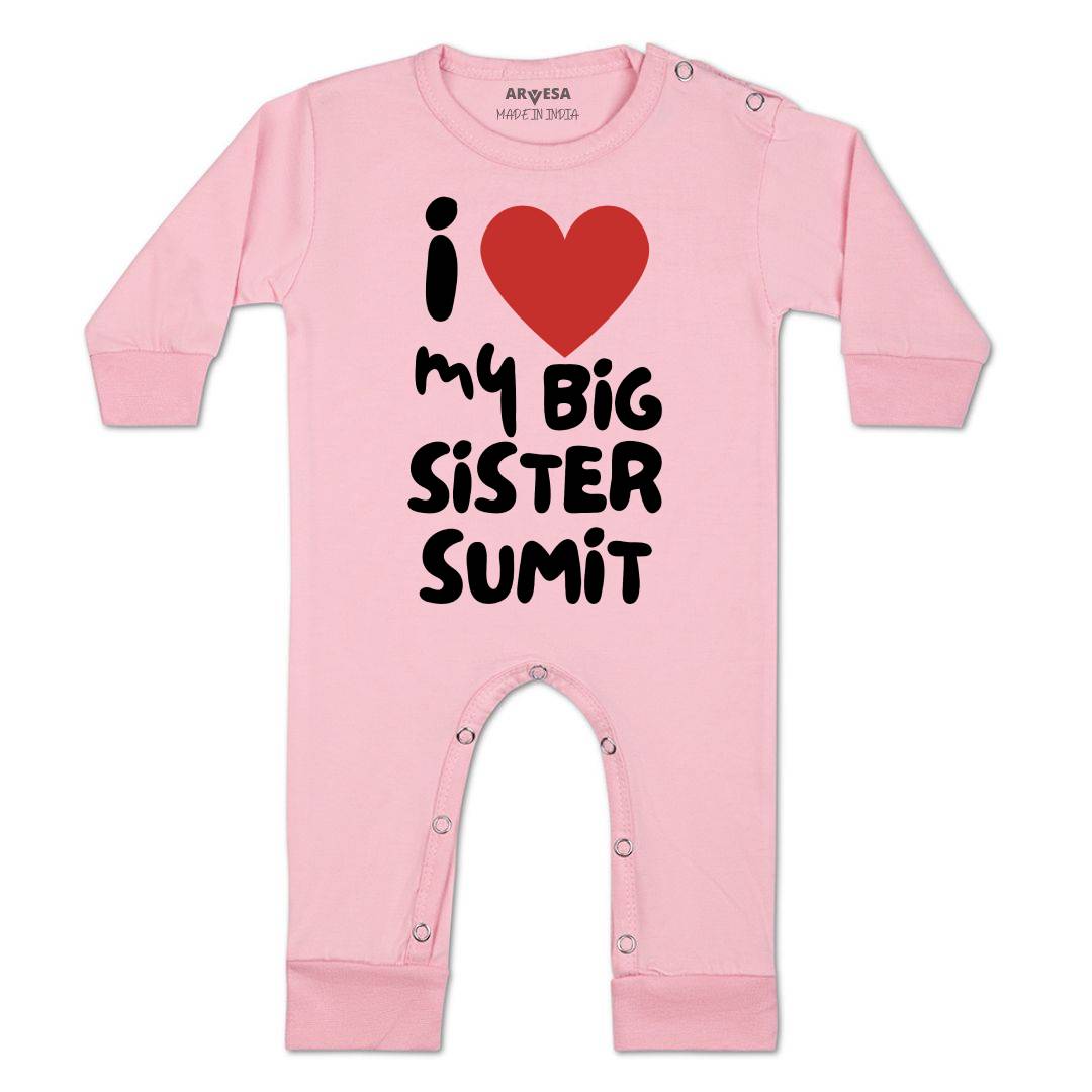 Arvesa I love My Big Sister Baby Boy & Girl Dress