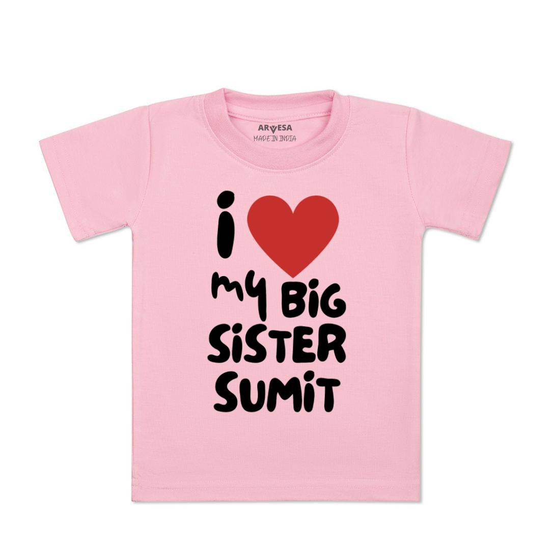 Arvesa I love My Big Sister Baby Boy & Girl Dress