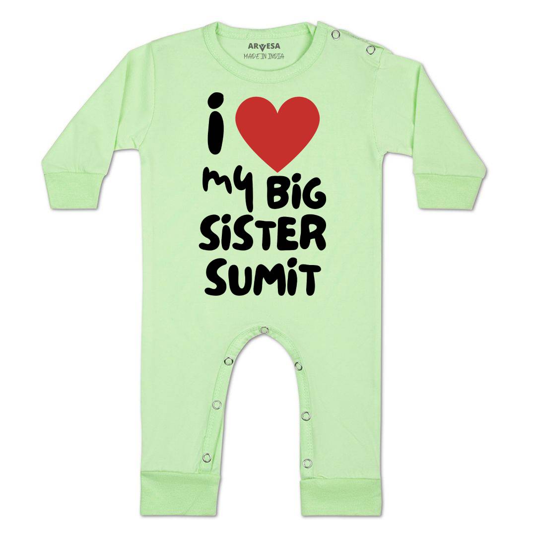 Arvesa I love My Big Sister Baby Boy & Girl Dress