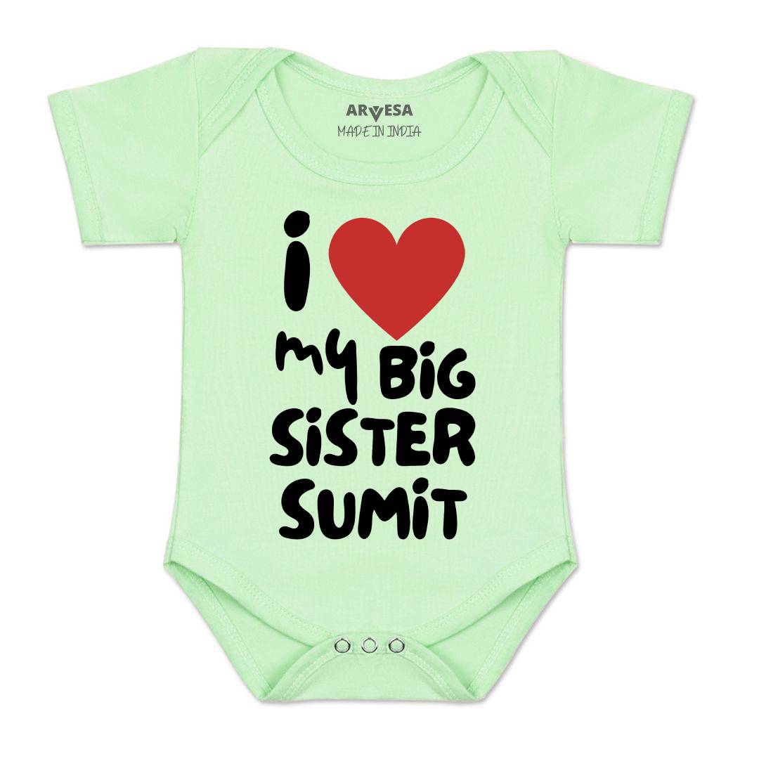 Arvesa I love My Big Sister Baby Boy & Girl Dress