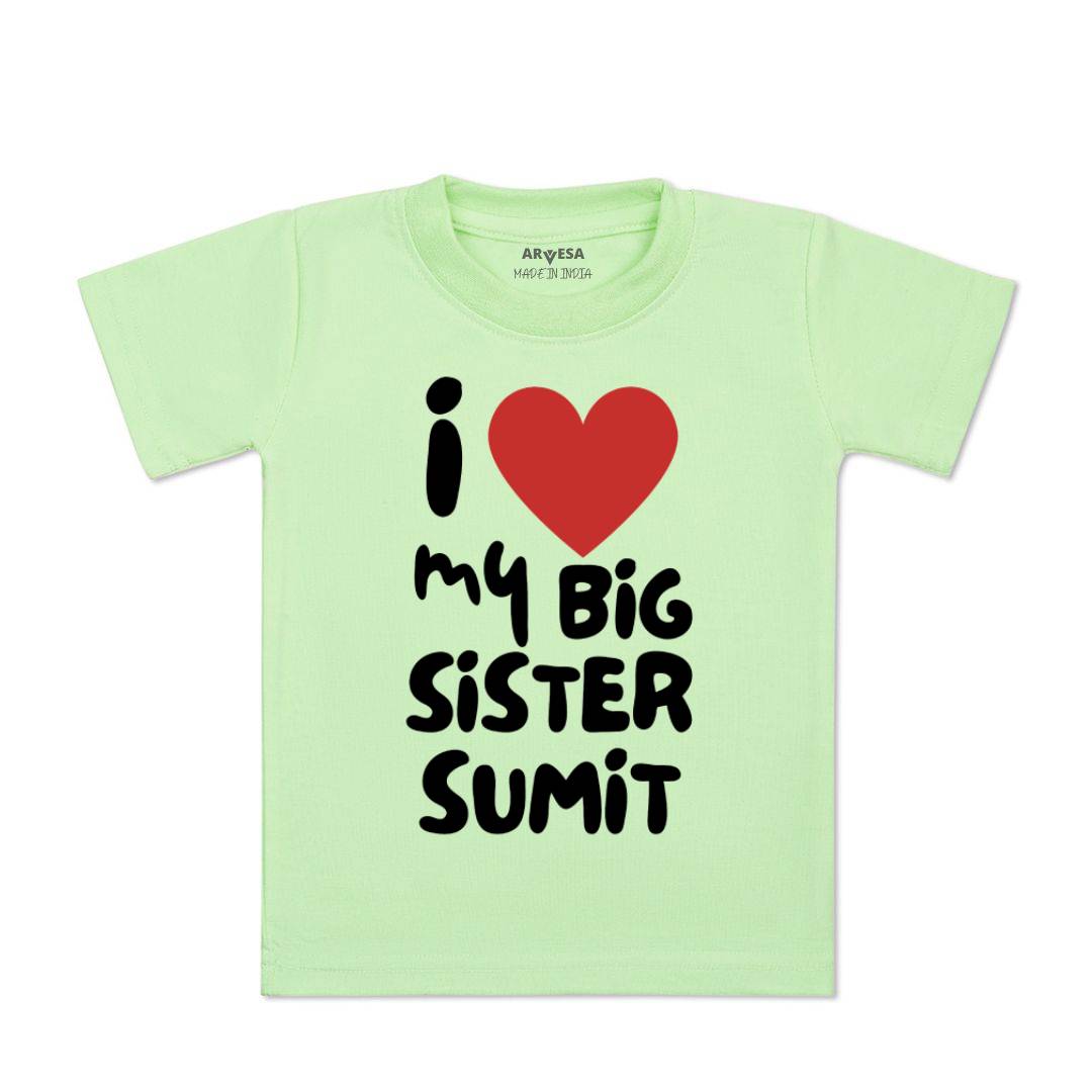 Arvesa I love My Big Sister Baby Boy & Girl Dress