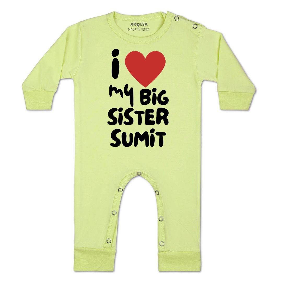 Arvesa I love My Big Sister Baby Boy & Girl Dress