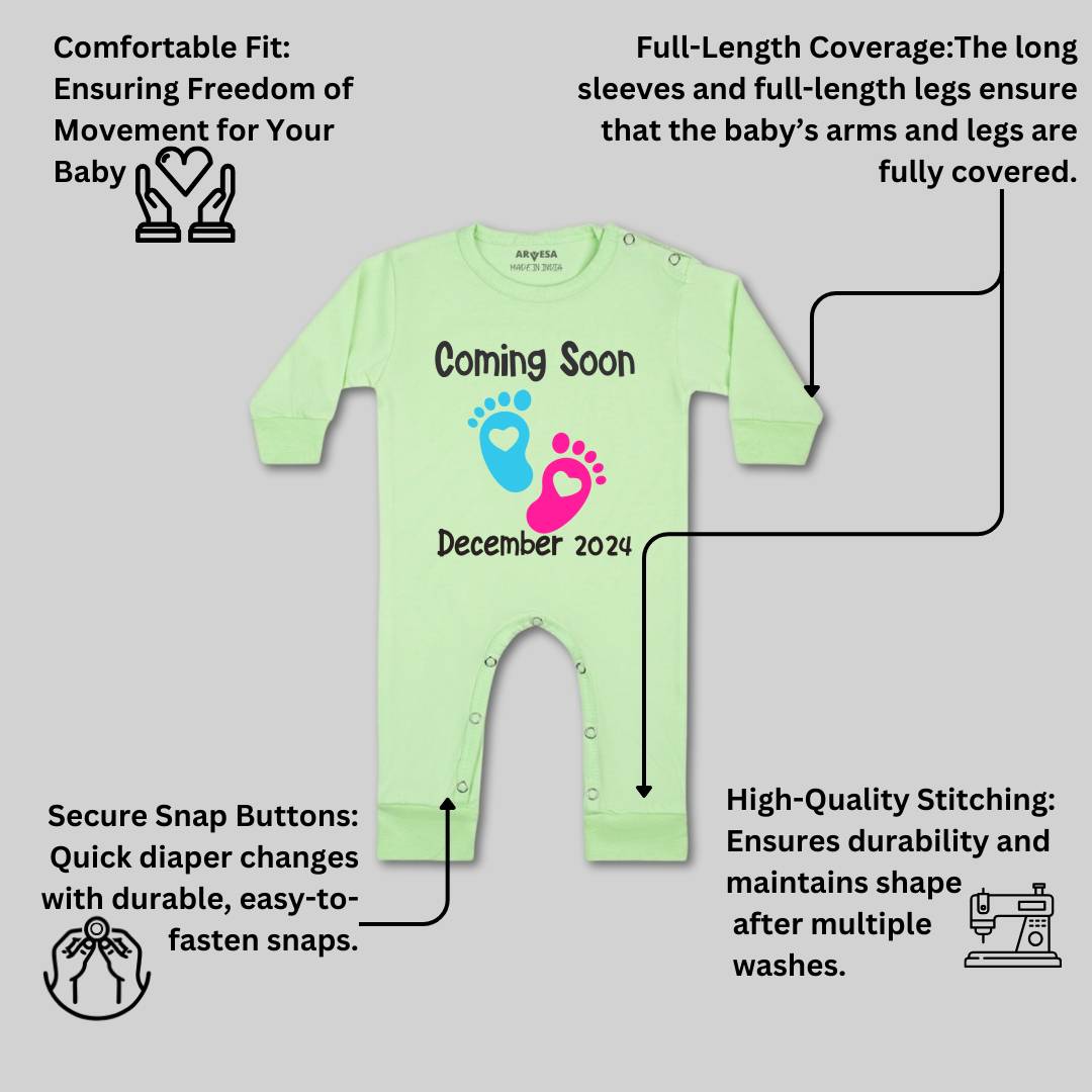 Arvesa Coming Soon Baby Boy & Girl Dress
