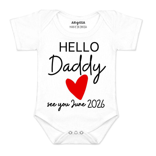 Arvesa Hello Daddy Baby Boy & Girl Dress