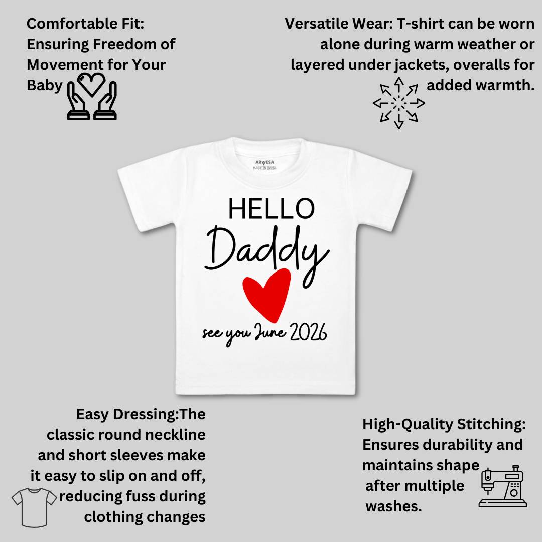 Arvesa Hello Daddy Baby Boy & Girl Dress