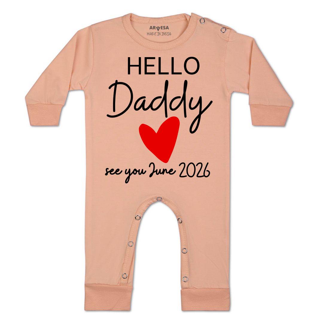 Arvesa Hello Daddy Baby Boy & Girl Dress