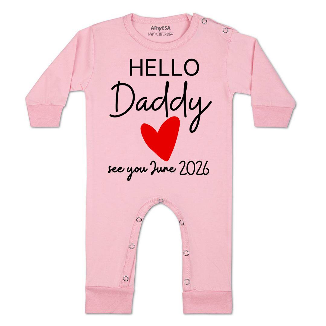 Arvesa Hello Daddy Baby Boy & Girl Dress