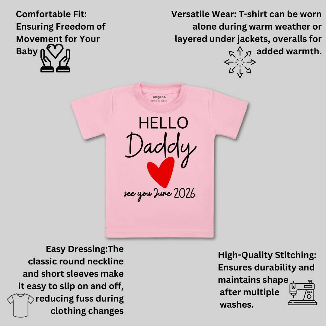 Arvesa Hello Daddy Baby Boy & Girl Dress