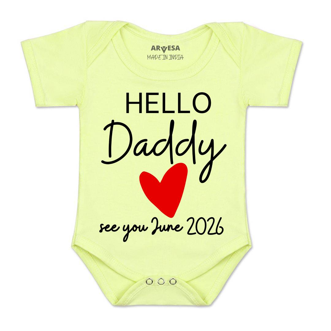 Arvesa Hello Daddy Baby Boy & Girl Dress