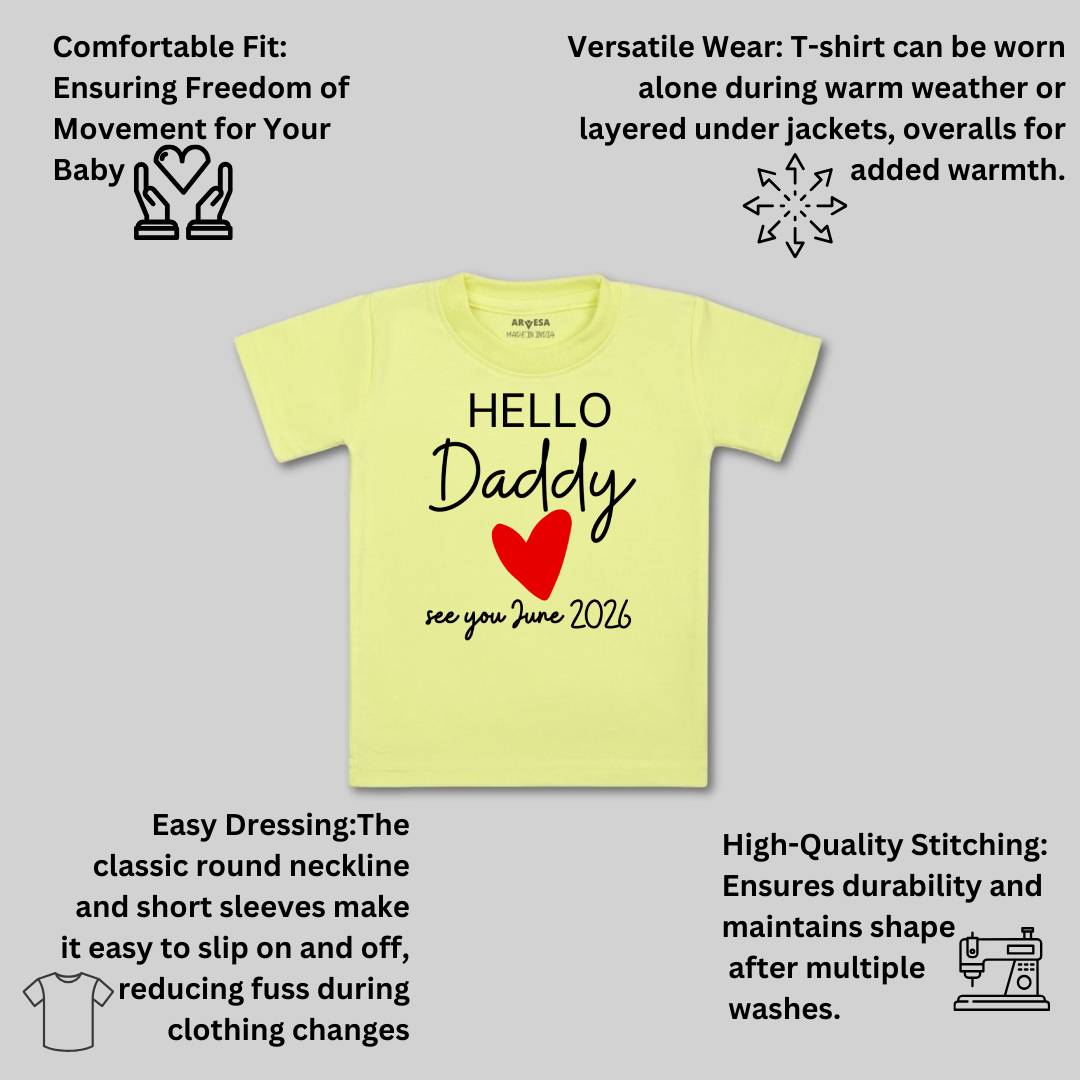 Arvesa Hello Daddy Baby Boy & Girl Dress