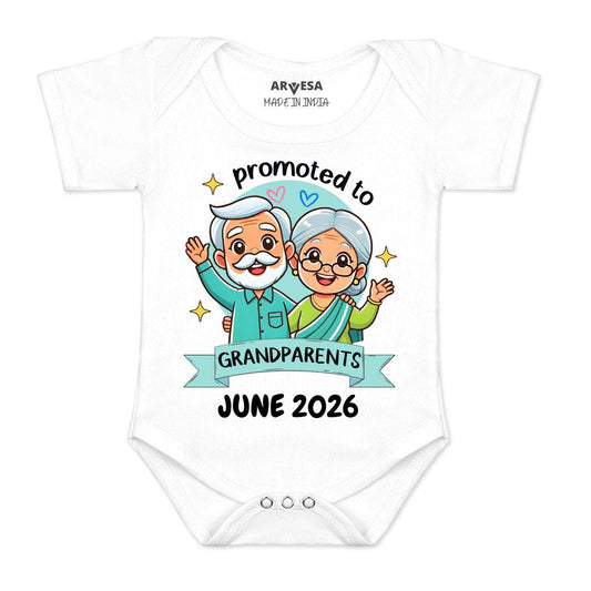 Arvesa Promoted To Grandparents Baby Boy & Girl Dress