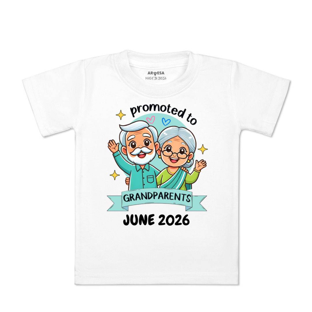 Arvesa Promoted To Grandparents Baby Boy & Girl Dress